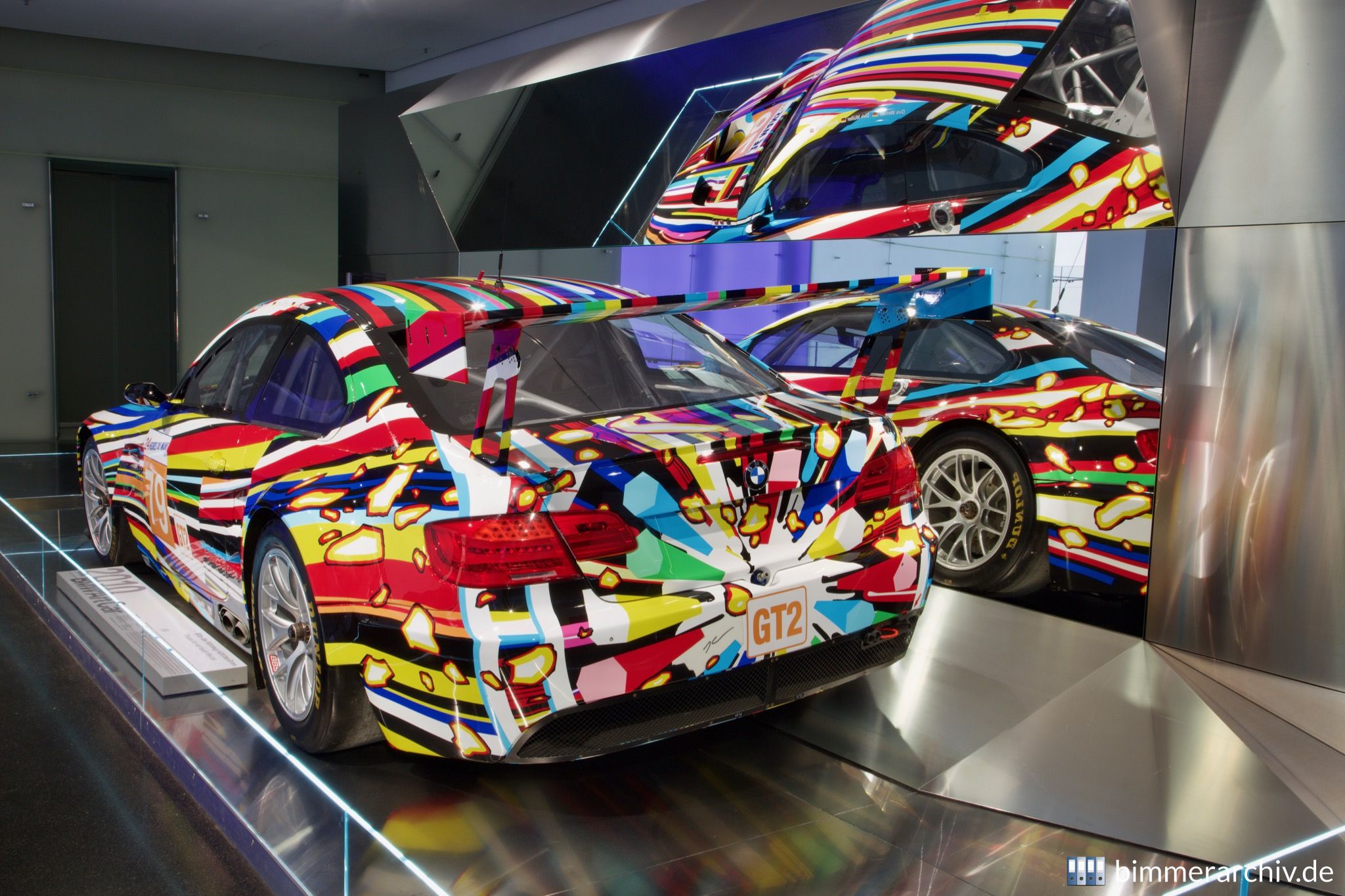 BMW M3 GT2 - Jeff Koons, Art Car, 2010