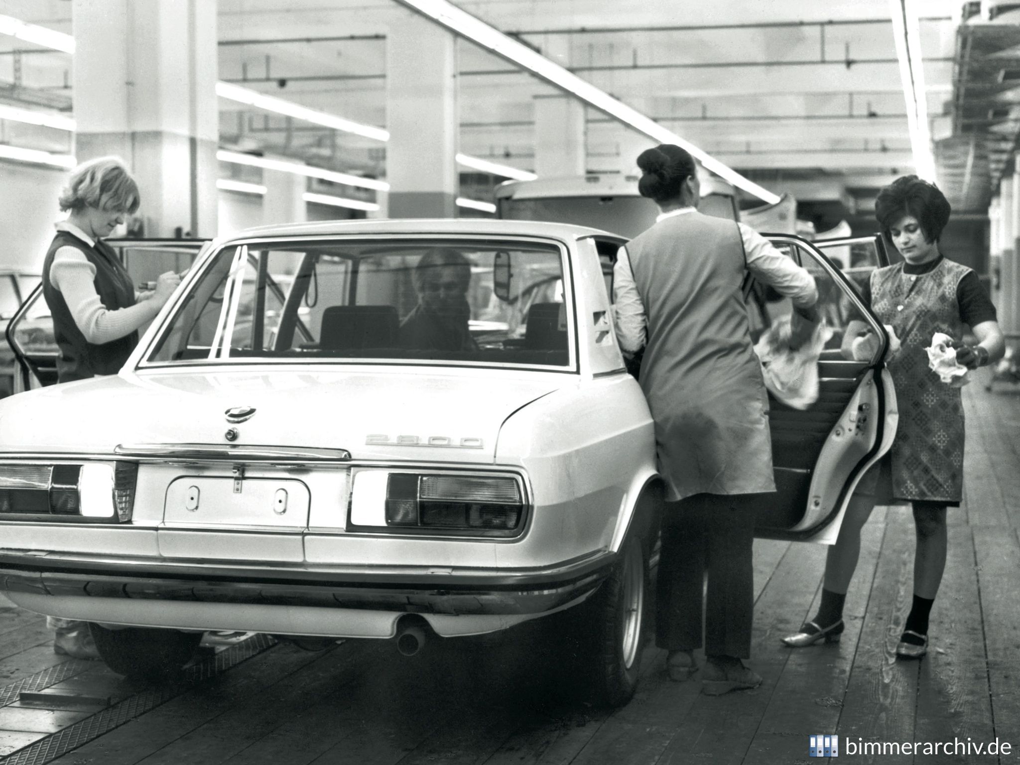 BMW Werk München - Produktion BMW 2800 (1970)