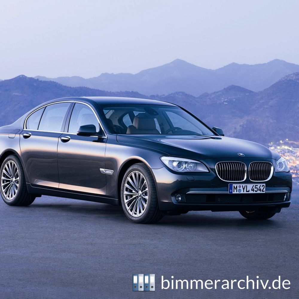 Baureihenarchiv für BMW Fahrzeuge · BMW F01 · Entwicklungscode ·