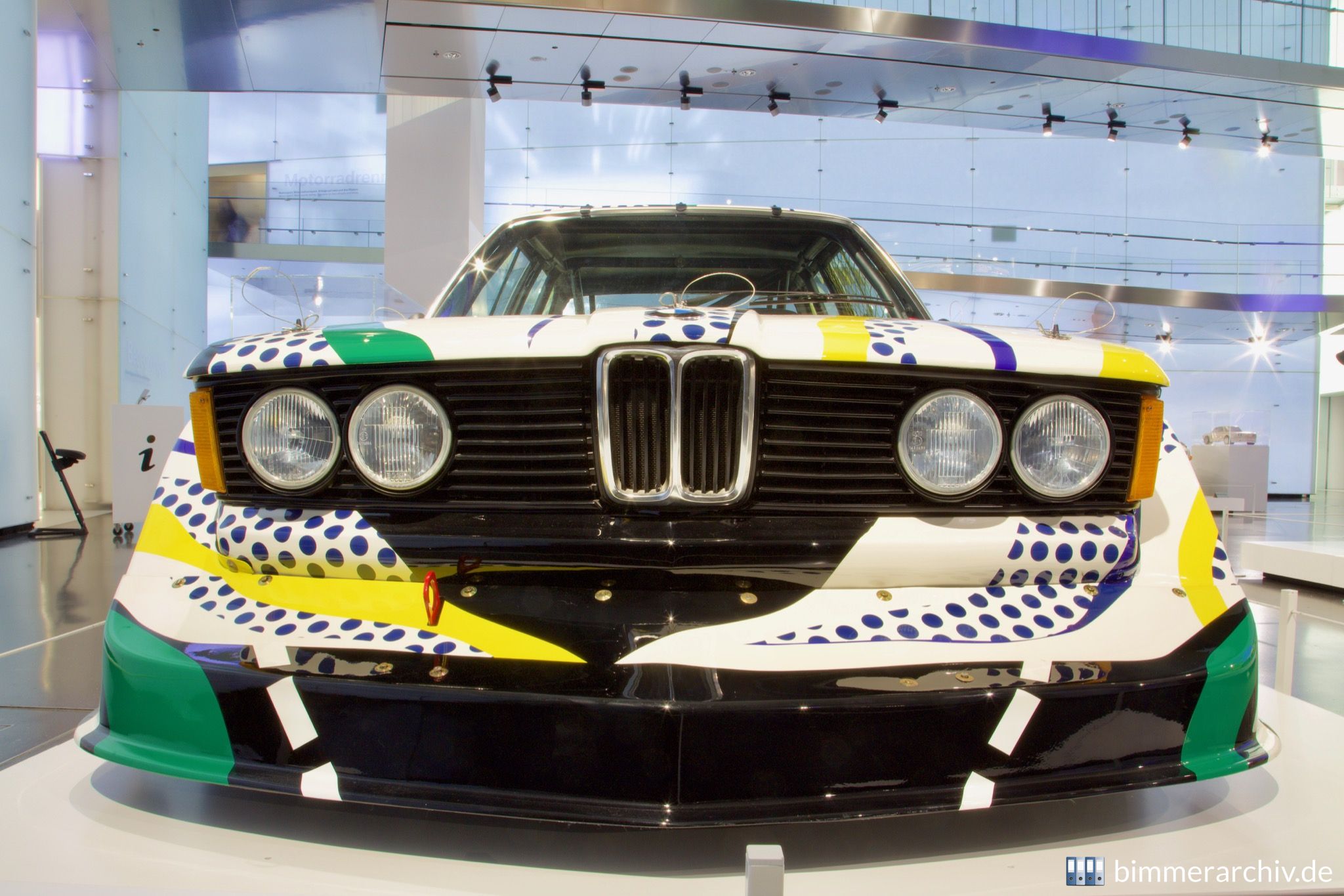 BMW 320i Gruppe 5 Rennversion - Roy Lichtenstein, Art Car, 1977