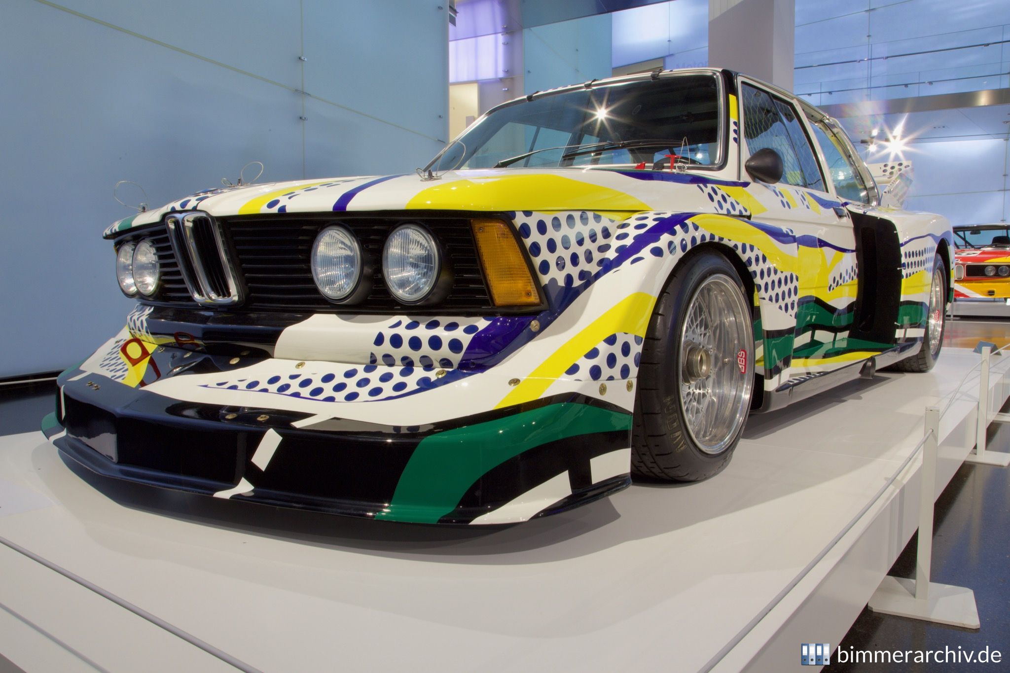 BMW 320i Gruppe 5 Rennversion - Roy Lichtenstein, Art Car, 1977