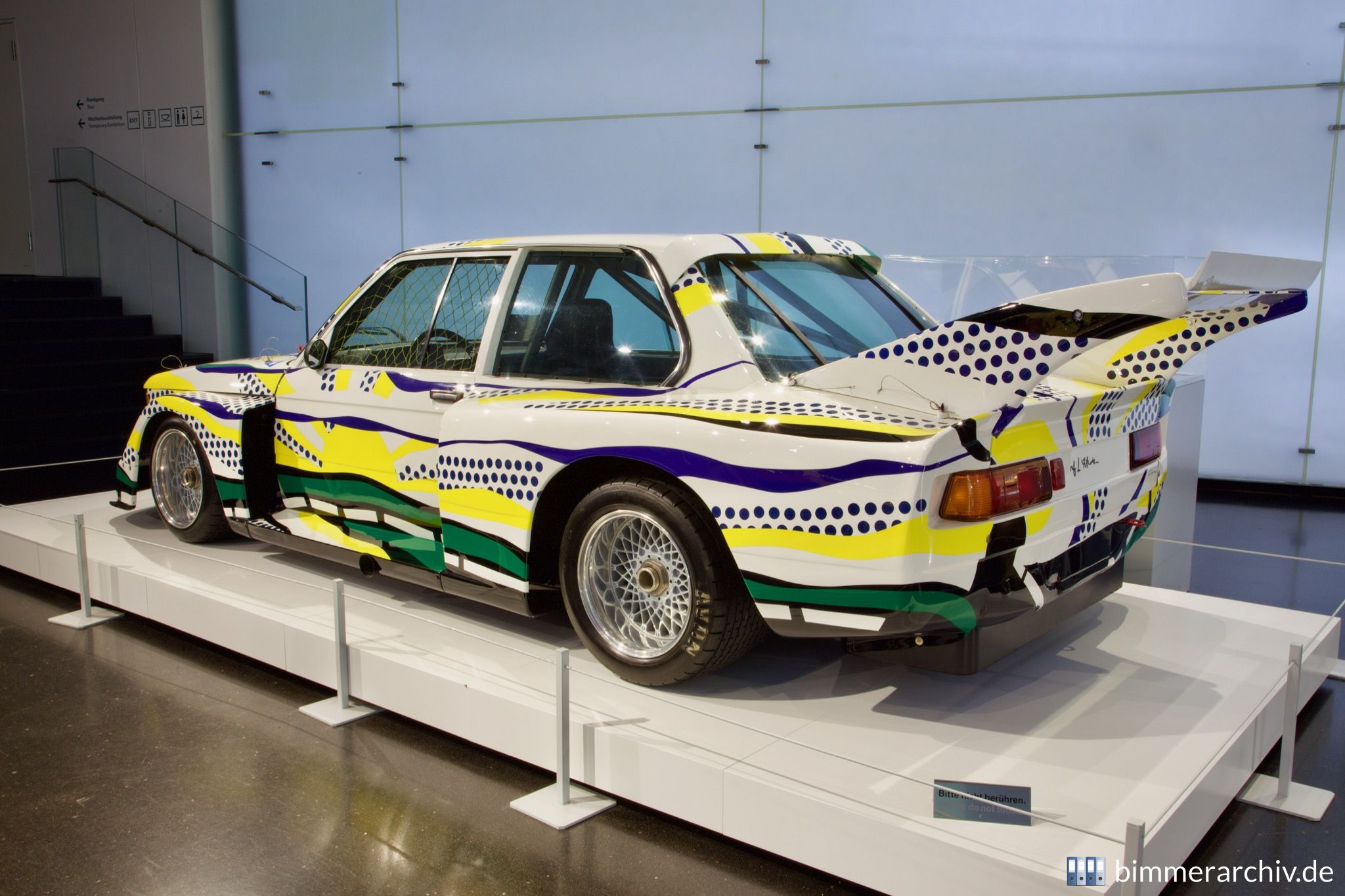 BMW 320i Gruppe 5 Rennversion - Roy Lichtenstein, Art Car, 1977