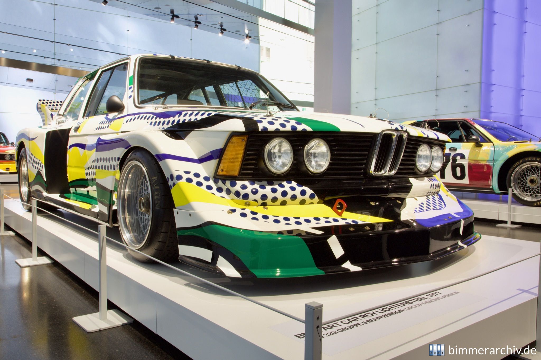 BMW 320i Gruppe 5 Rennversion - Roy Lichtenstein, Art Car, 1977