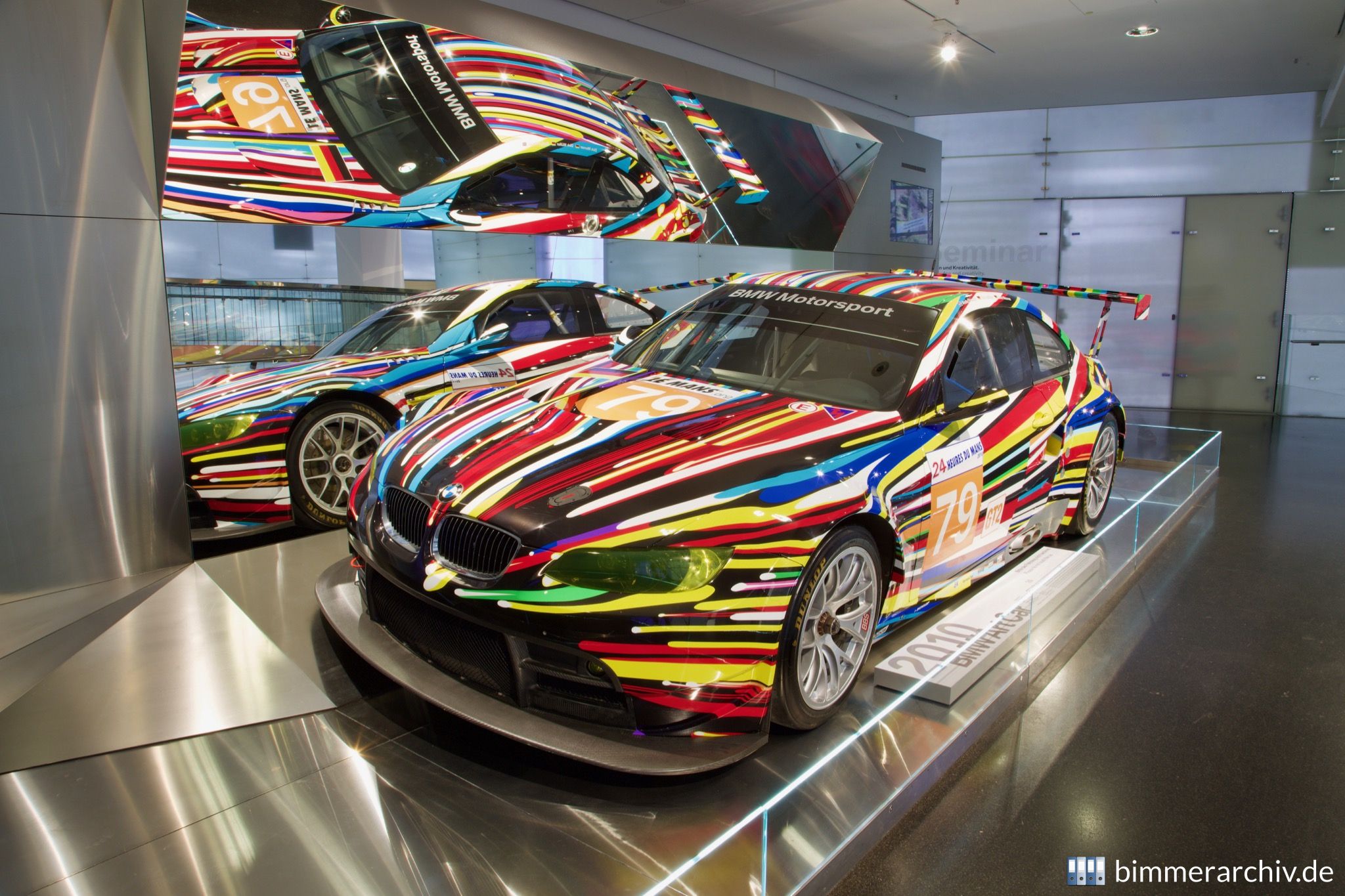 BMW M3 GT2 - Jeff Koons, Art Car, 2010