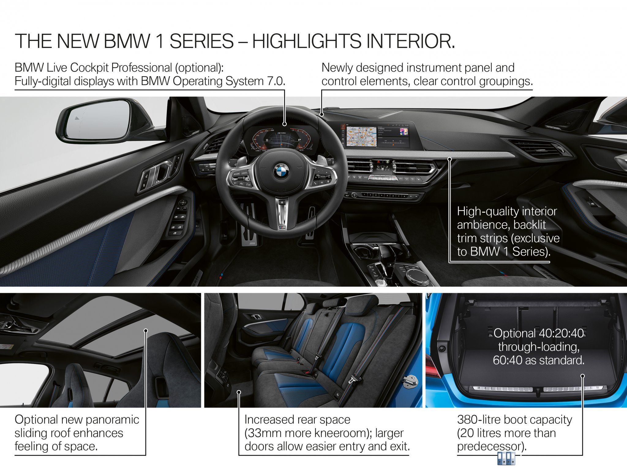 Der neue BMW 1er - Produkt Highlights
