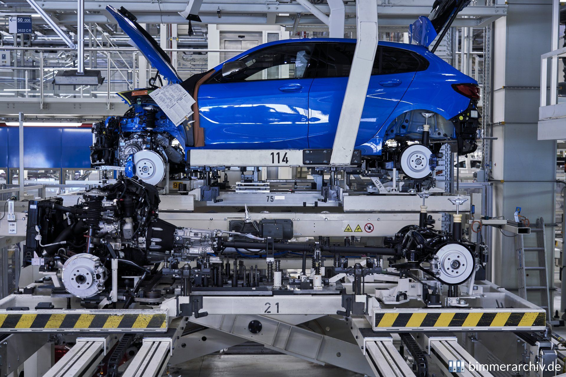 BMW 1er im Fahrzeugmontage