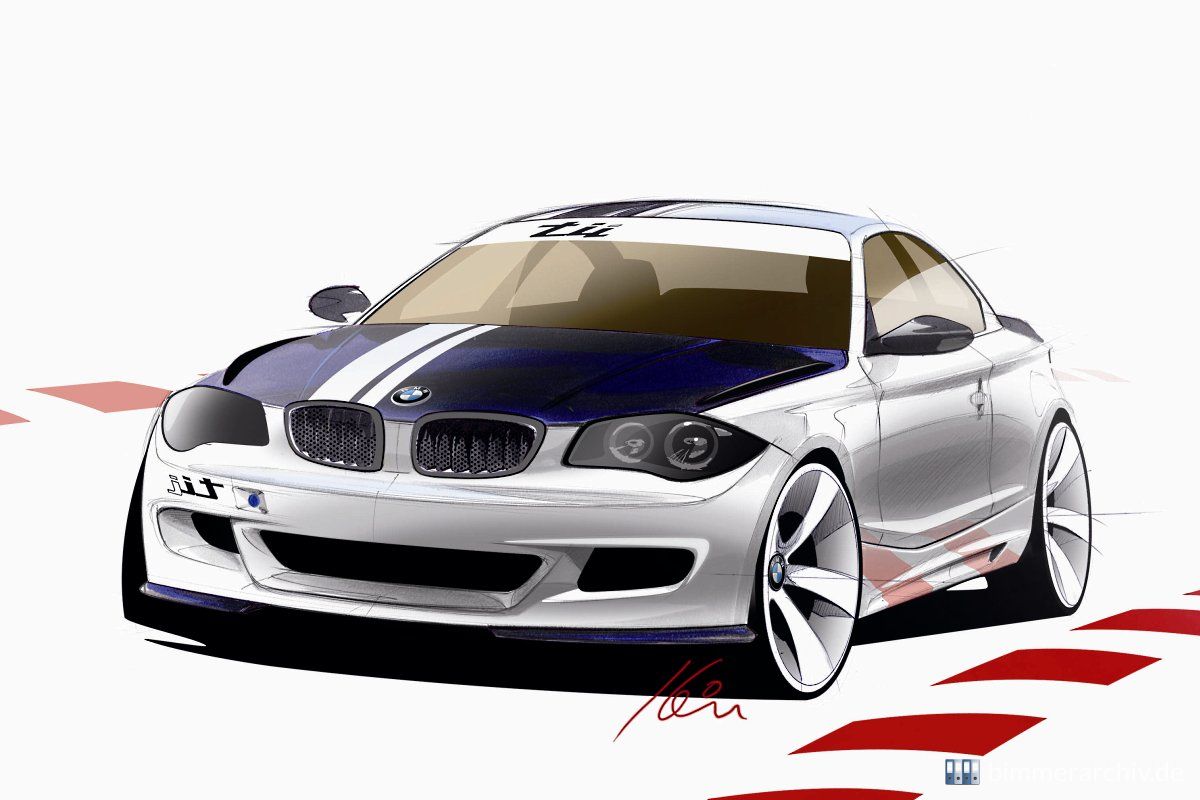 BMW Concept 1 Series tii - Design Skizze
