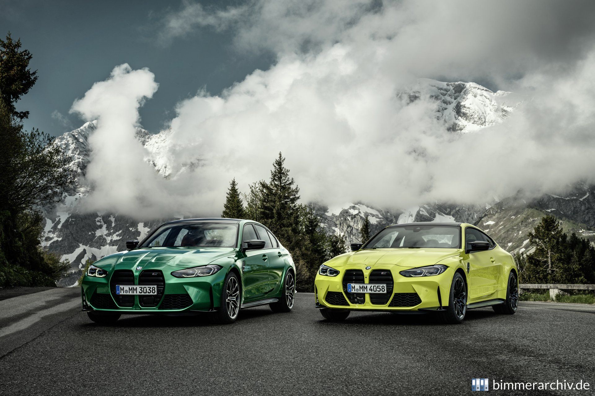 BMW M3 Competition Limousine und BMW M4 Competition Coupé