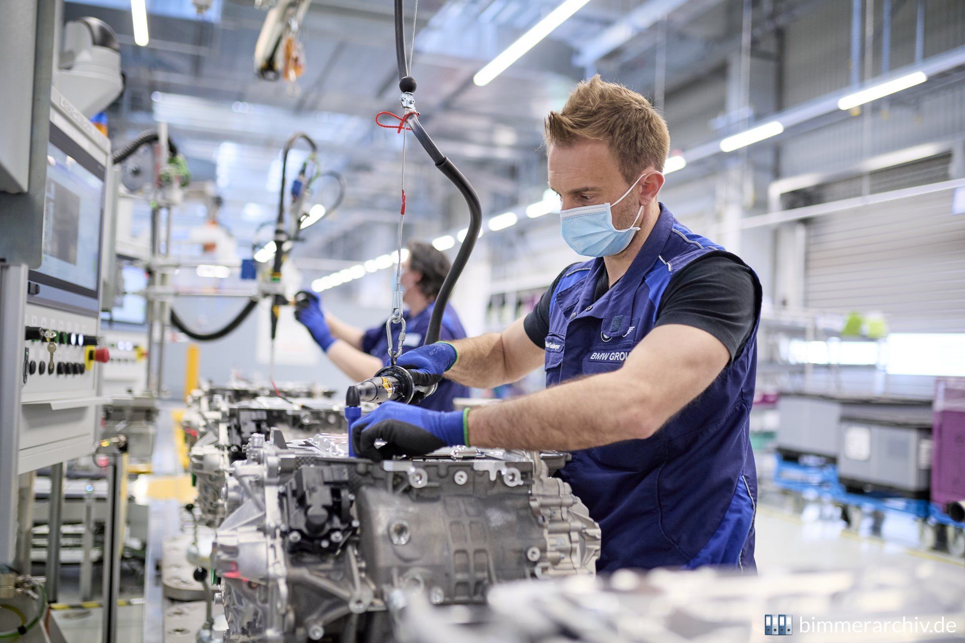Produktion des hochintegrierten E-Motors