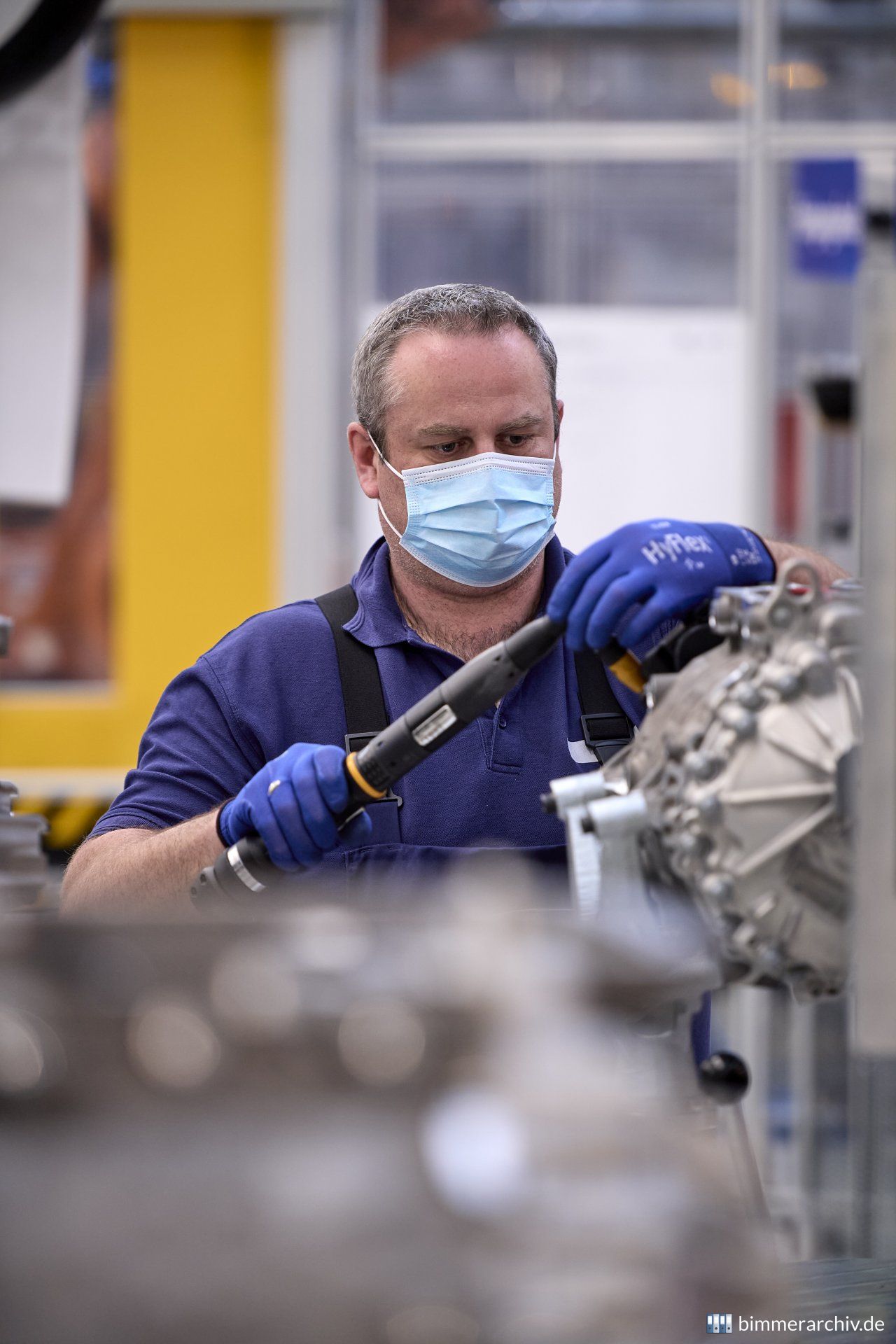 Produktion des hochintegrierten E-Motors