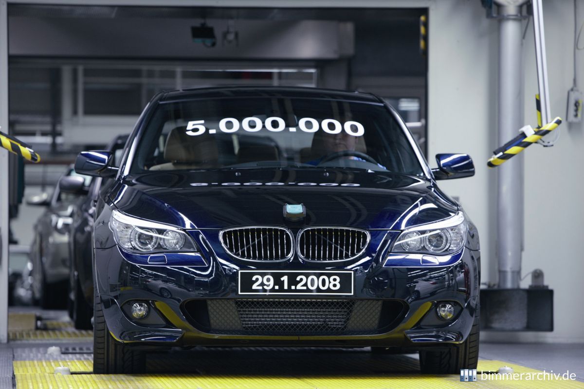 BMW Werk Dingolfing, 5 Millionen BMW 5er, 29. Januar 2008