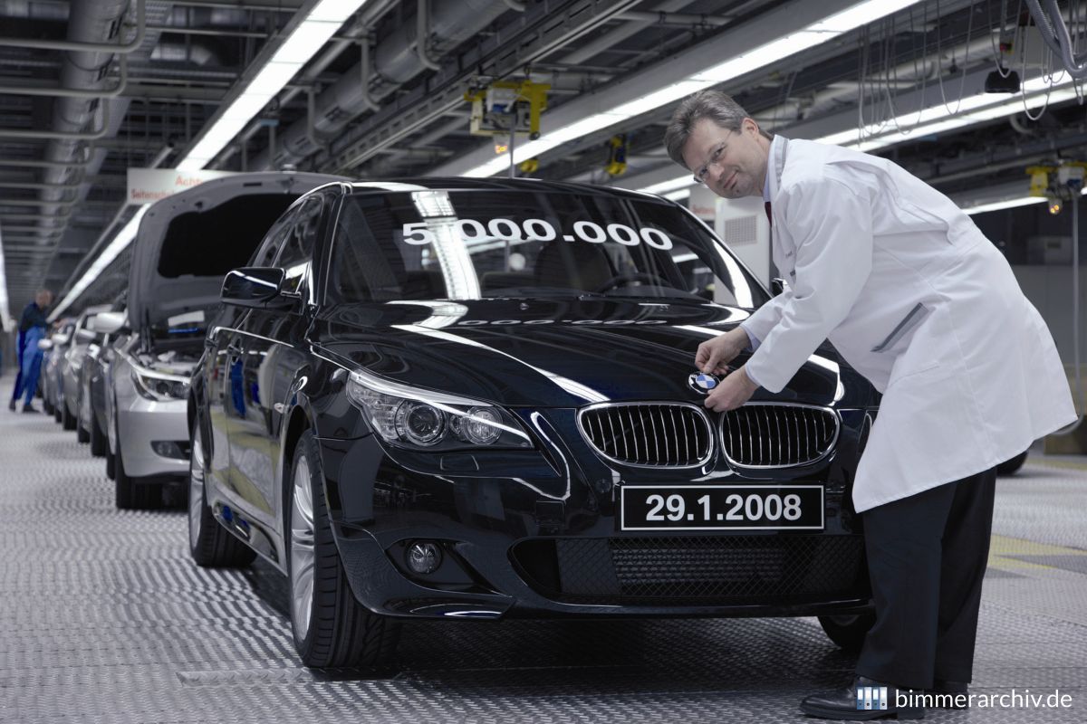 BMW Werk Dingolfing, 5 Millionen BMW 5er, Werkleiter Wolfgang Stadler
