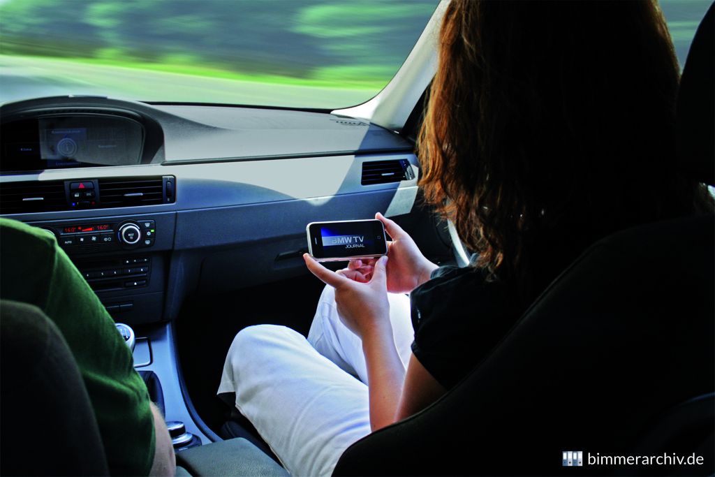 BMW TV iPhone Nutzung