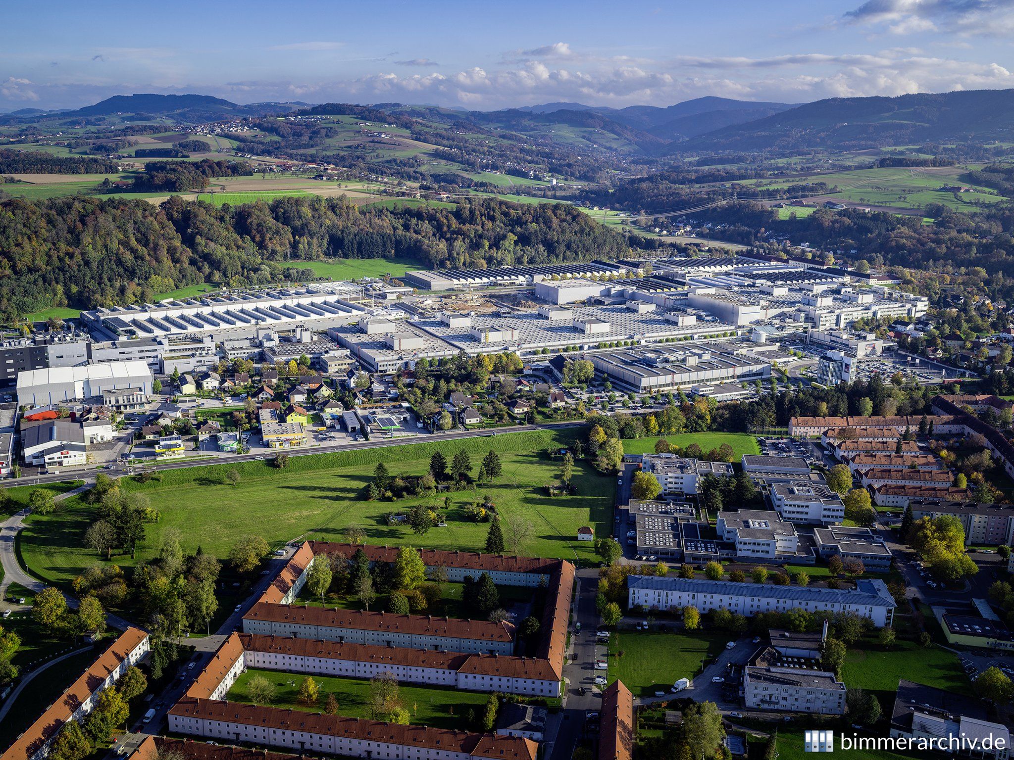 Luftbild BMW Group Werk Steyr