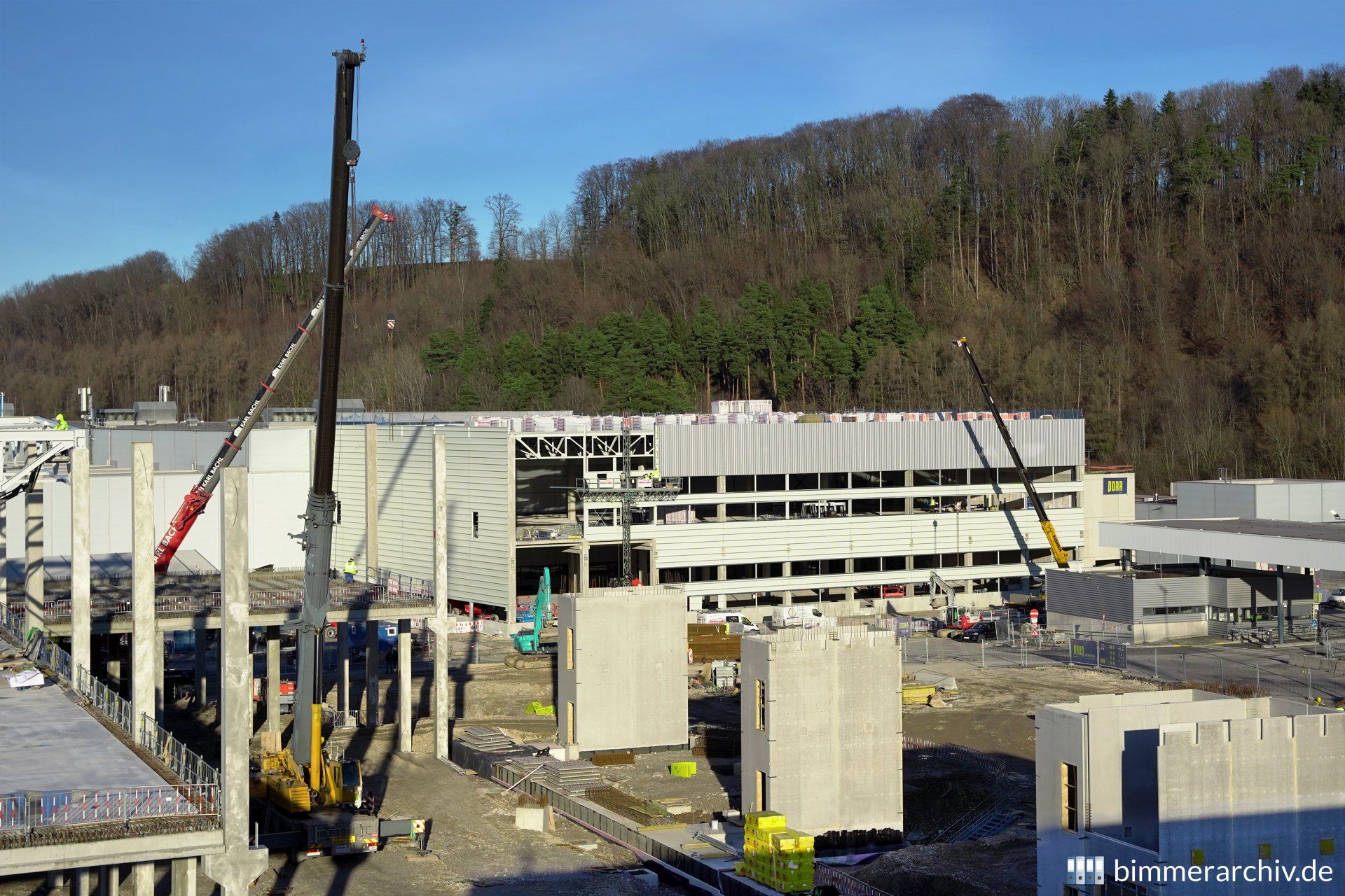 Baufortschritt Logistik-Anbau