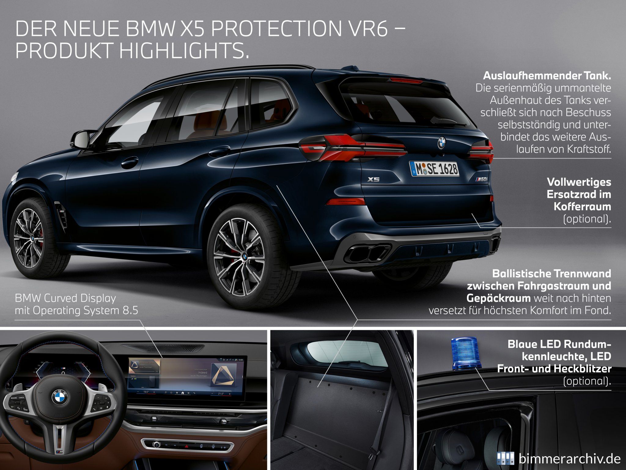 BMW X5 Protection VR6 - Highlights