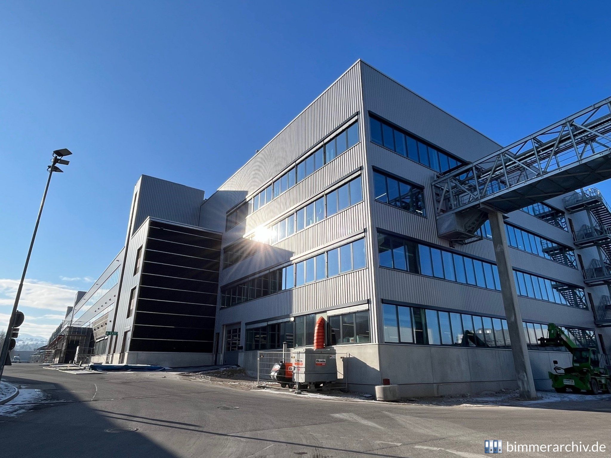 Die neugebaute Halle für die E-Antriebsmontage