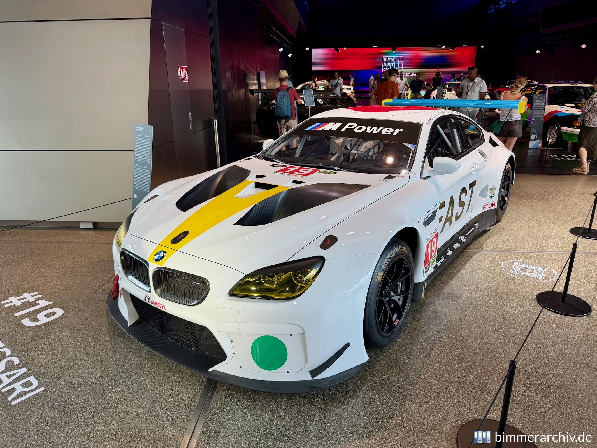 19. John Baldessari / BMW M6 GTLM / 2016