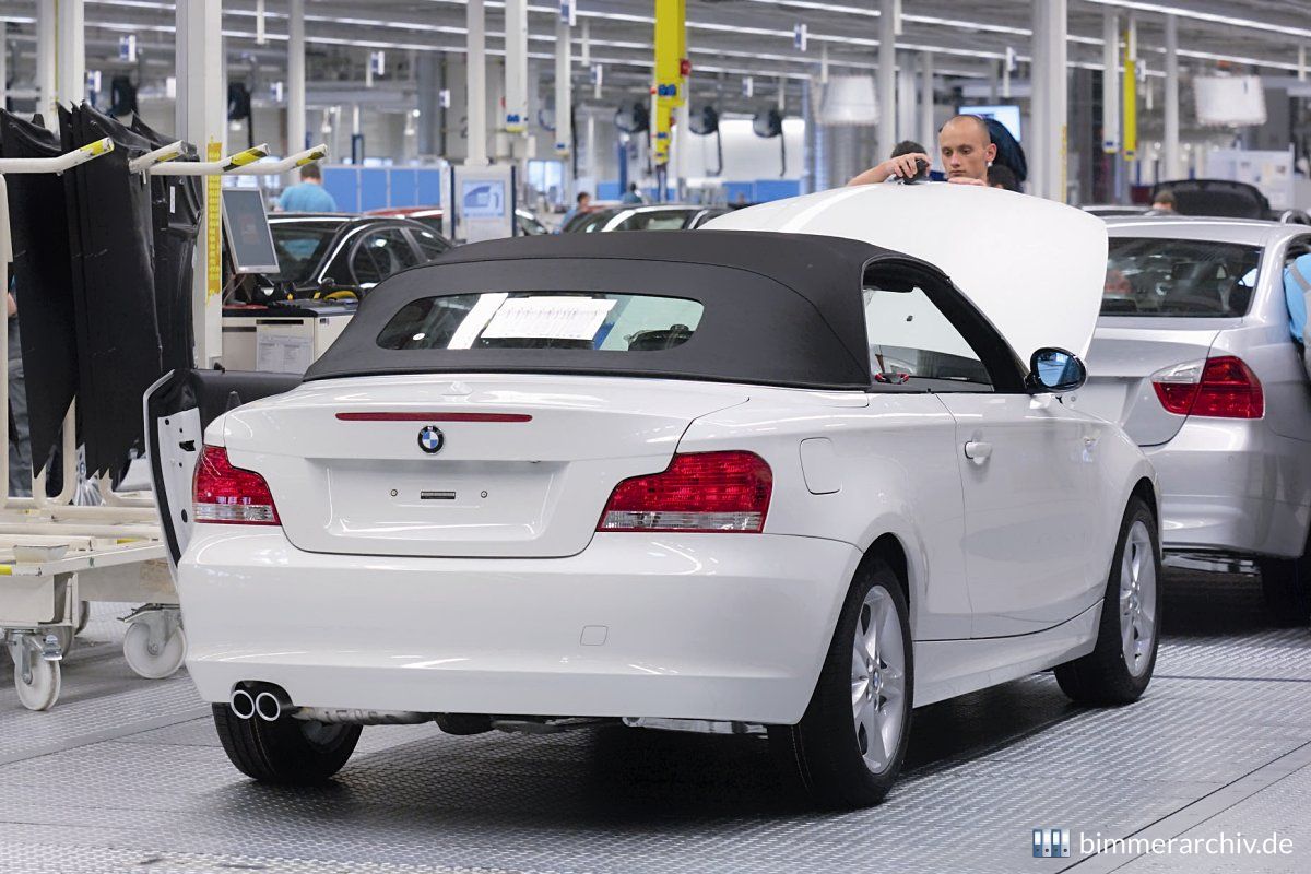BMW Werk Leipzig - BMW 1er Cabrio - Montagefinish