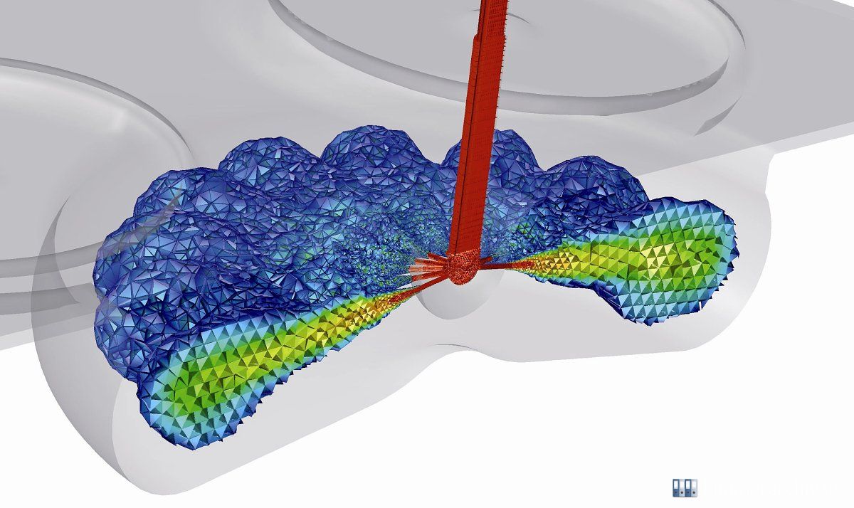 3D-CFD Simulation der Wasserstoff Hochdruckinjektoren