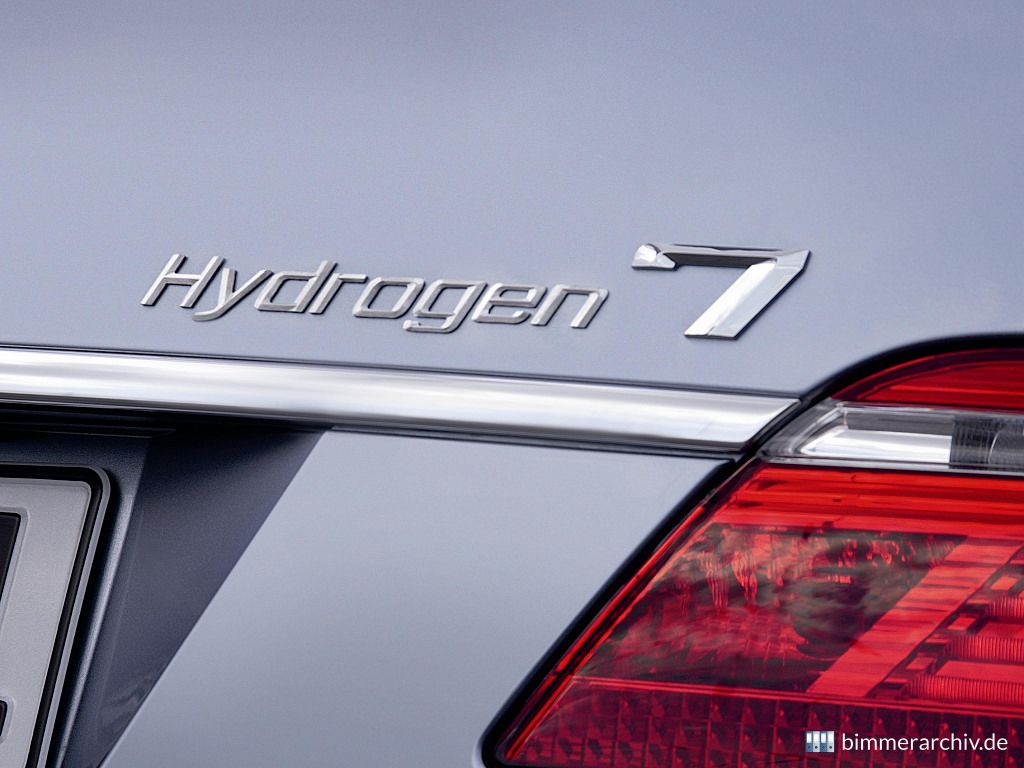 BMW Hydrogen 7 - Schriftzug