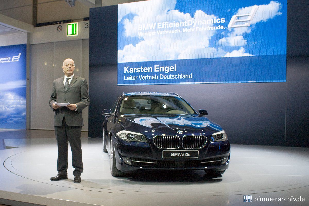 Karsten Engel und der BMW 535i touring