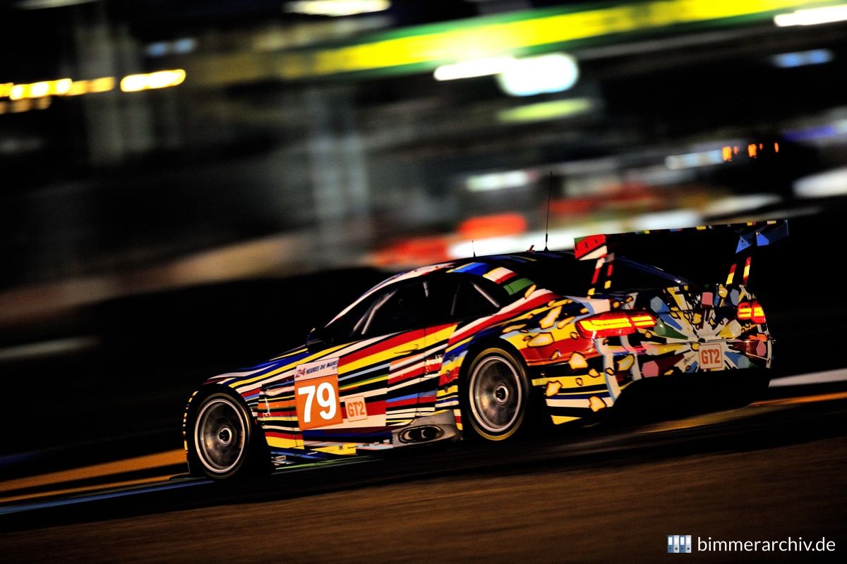Andy Priaulx, Dirk Müller, Dirk Werner, BMW M3 GT2 Art Car designed by Jeff Koons, No 79