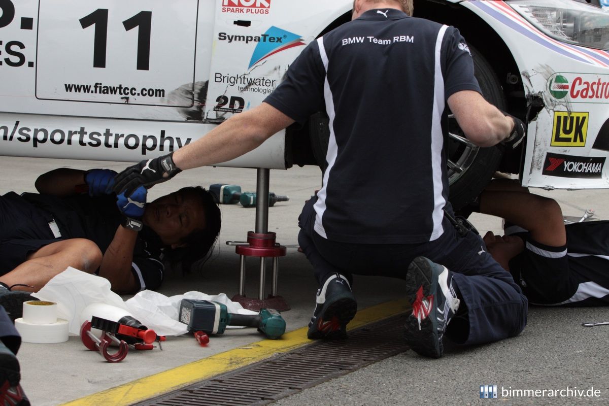 Andy Priaulx - Vorbereitung 2. Rennen