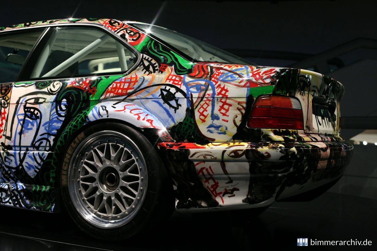 BMW Renntourenwagen, 3er Reihe - Sandro Chia, Art Car, 1992