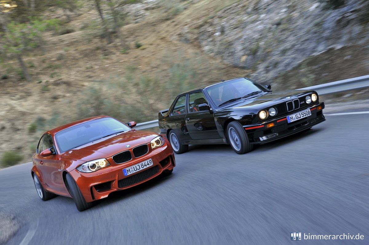 BMW 1er M Coupé und BMW M3 Sport Evolution