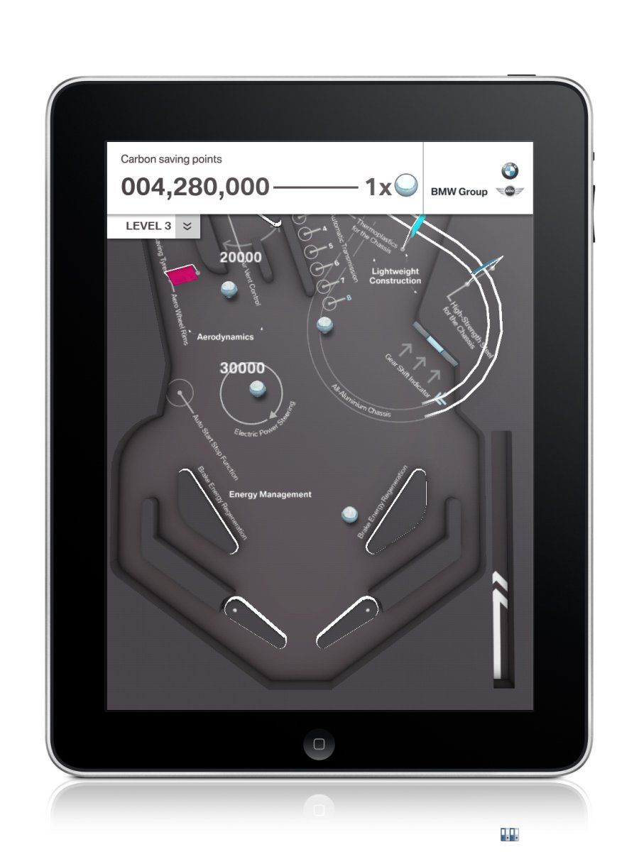Efficient Dynamics Pinball iPad Applikation