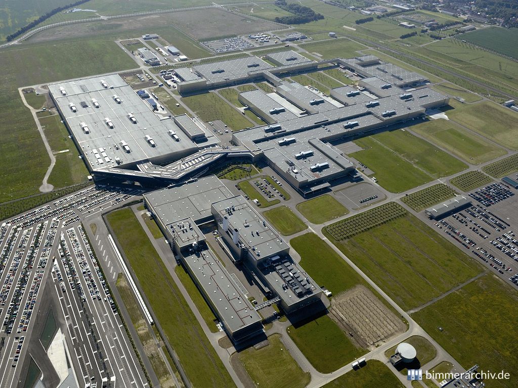 BMW Werk Leipzig - Luftaufnahme (von Westen)