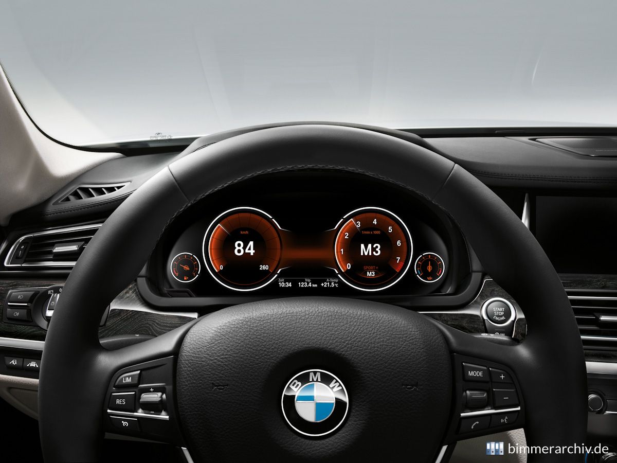 BMW 7er: Multifunktionales Instrumentendisplay