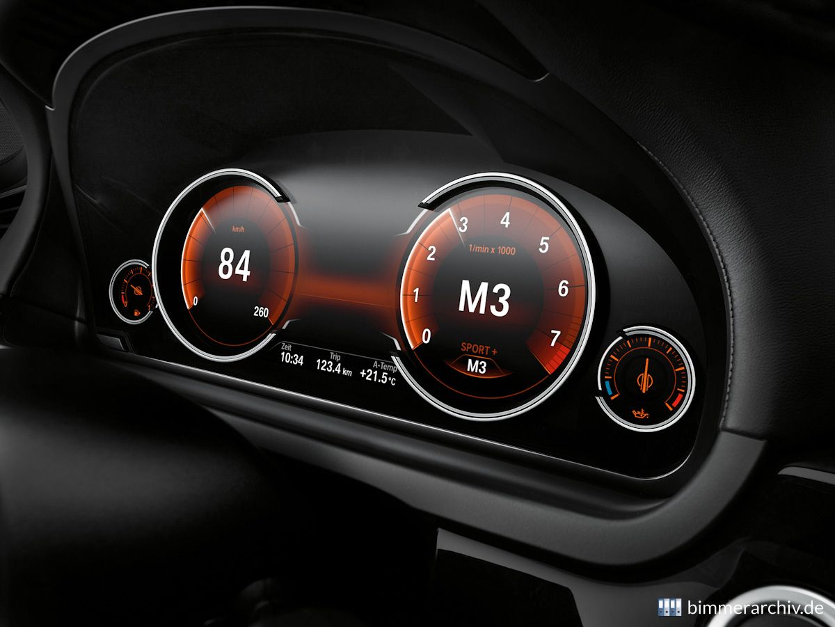 BMW 7er: Multifunktionales Instrumentendisplay: Sport+ Modus
