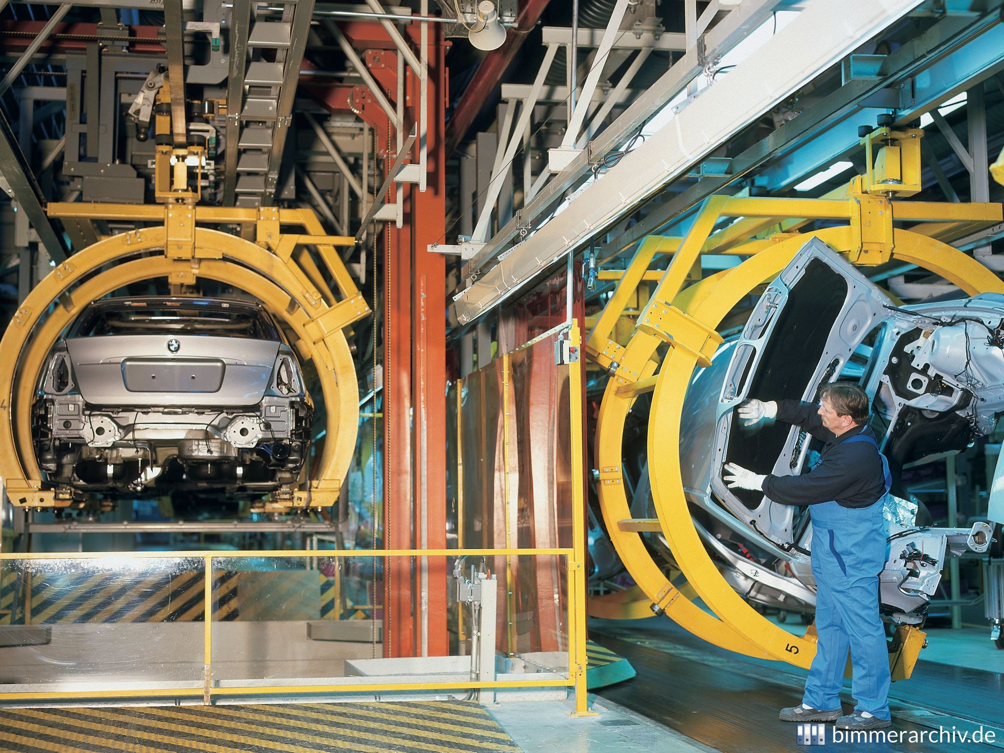 BMW Werk München - Schwenkmontage
