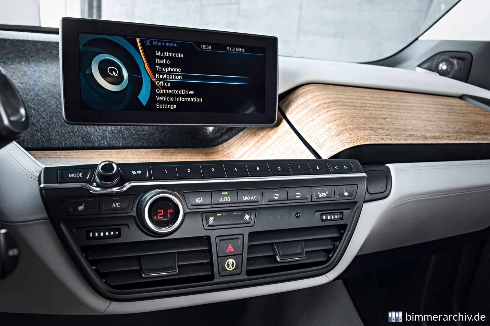 BMW i3 - Wollstoff-/Naturlederkombination Solaric