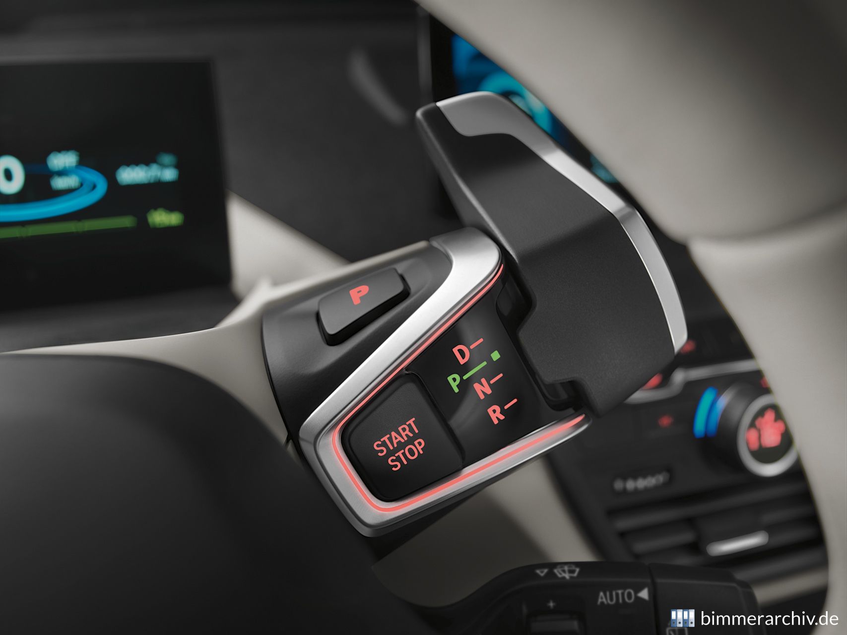 BMW i3 - Stoff-/Sensatec-Kombination Electronic Carumgrau