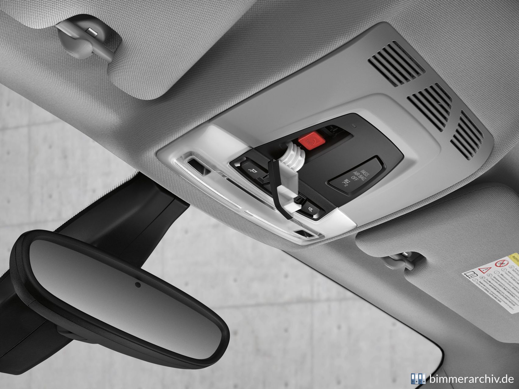 BMW i3 - Stoff-/Sensatec-Kombination Electronic Carumgrau