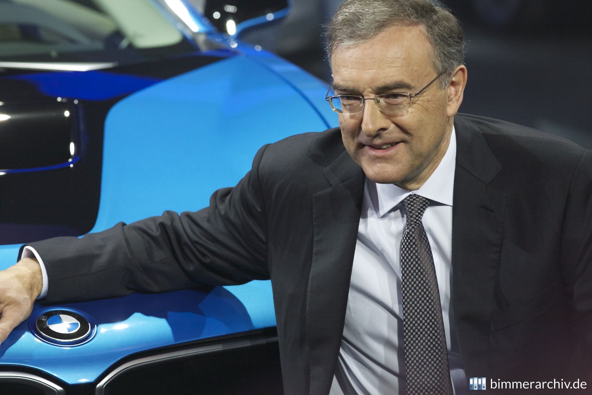 BMW Pressekonferenz - Dr.-Ing. Norbert Reithofer und der BMW i8