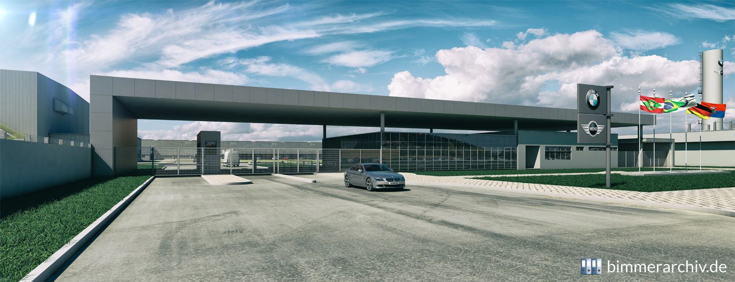 3D-Darstellung BMW Group Werk Araquari