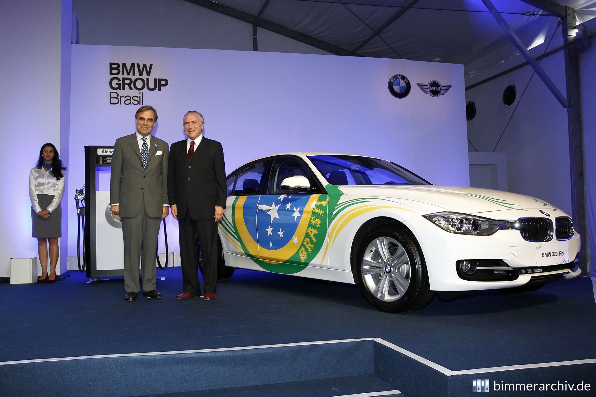 Launch des BMW 320i ActiveFlex in Brasilien