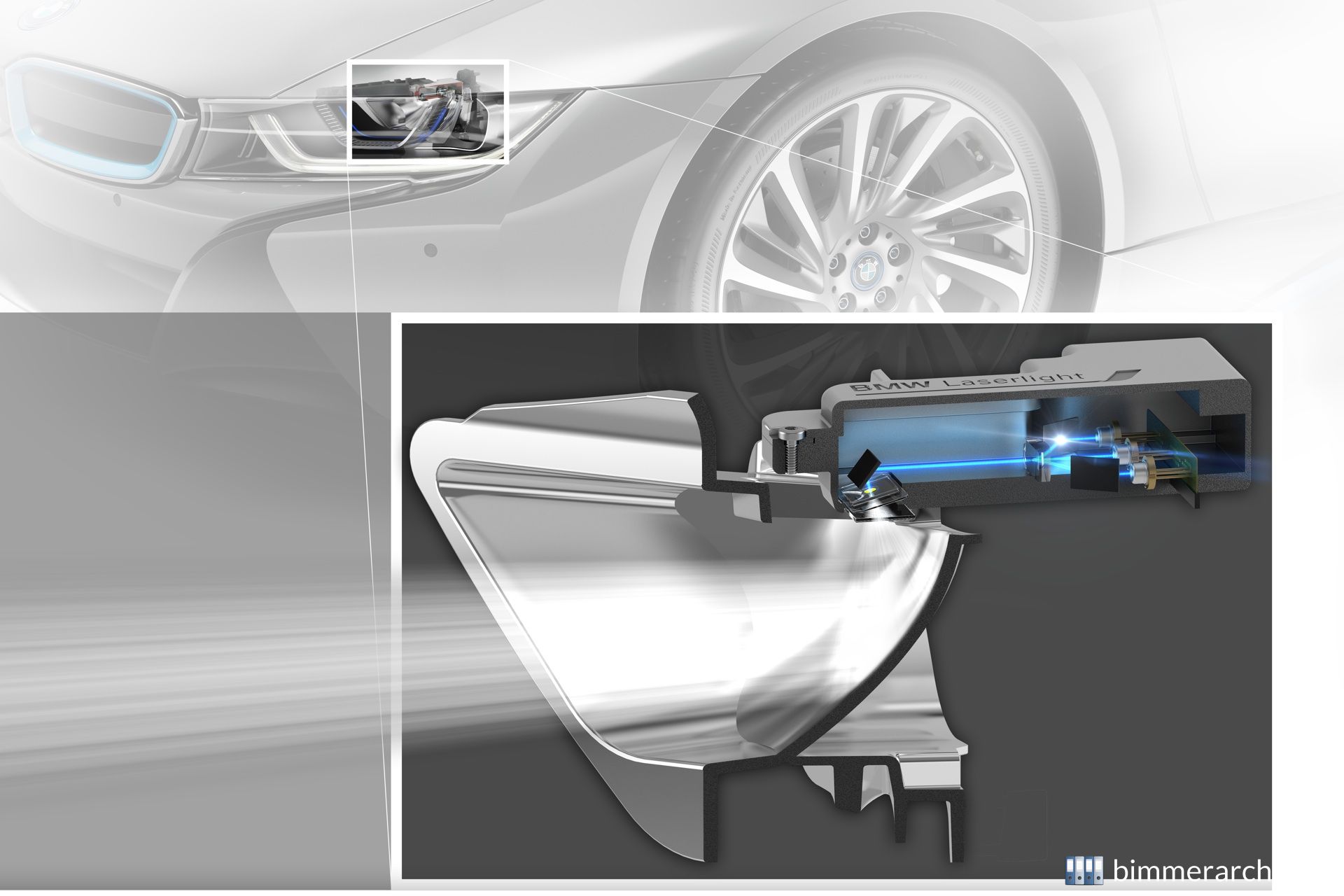 BMW i8, Laserlicht