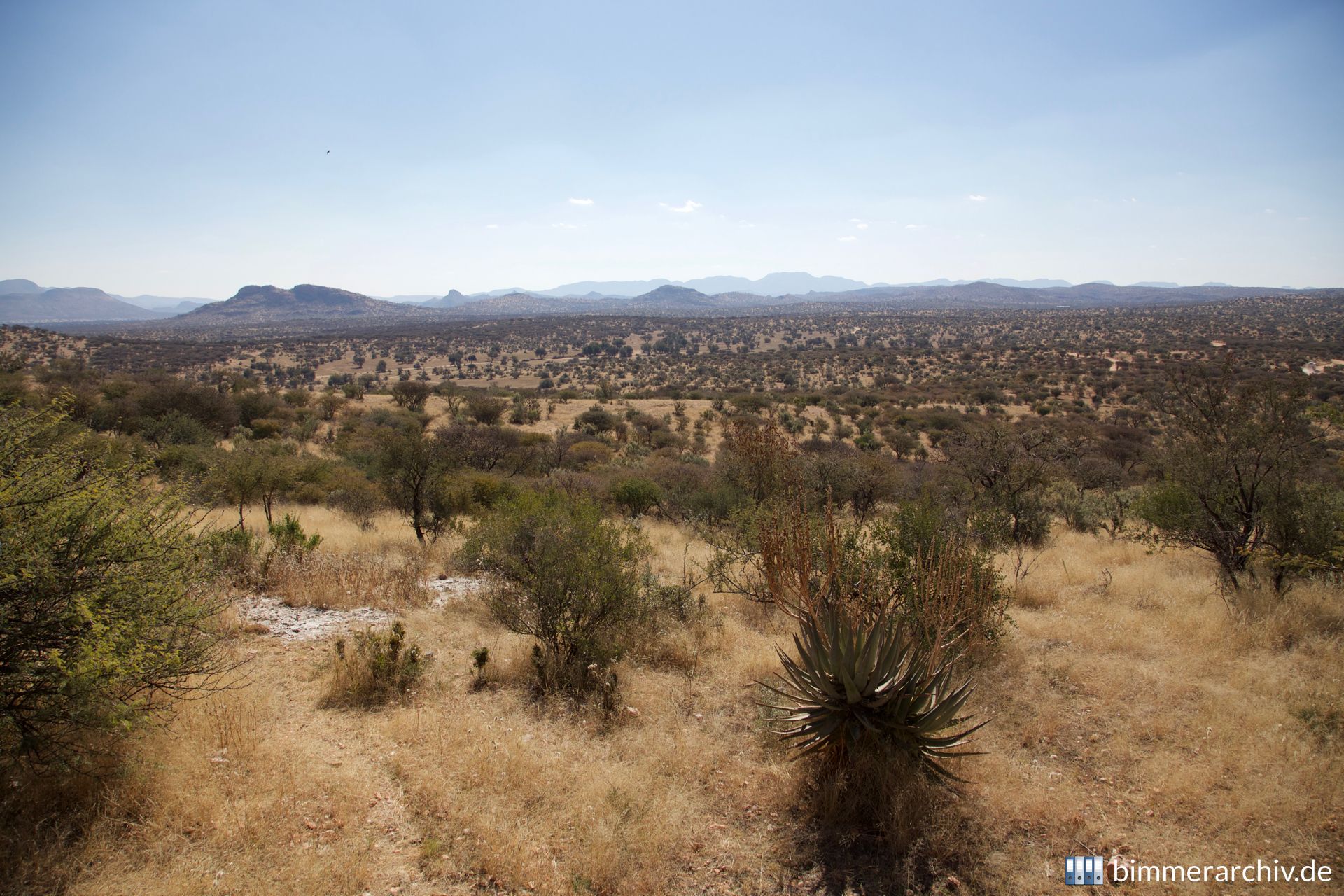 Blick von der GocheGanas Lodge