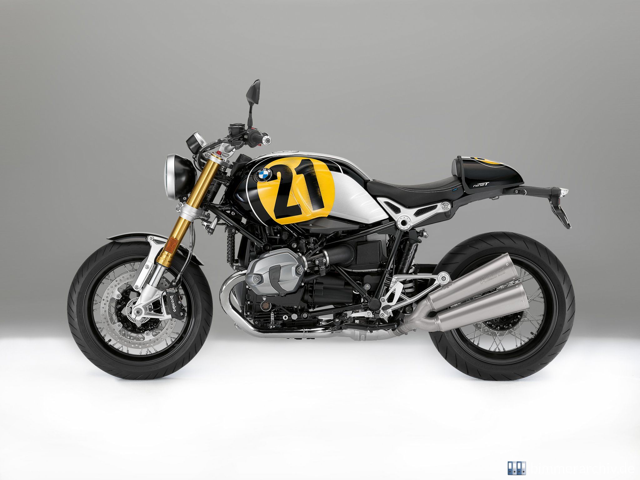 BMW R nineT Blackstorm metallic / Vintage Speziallack