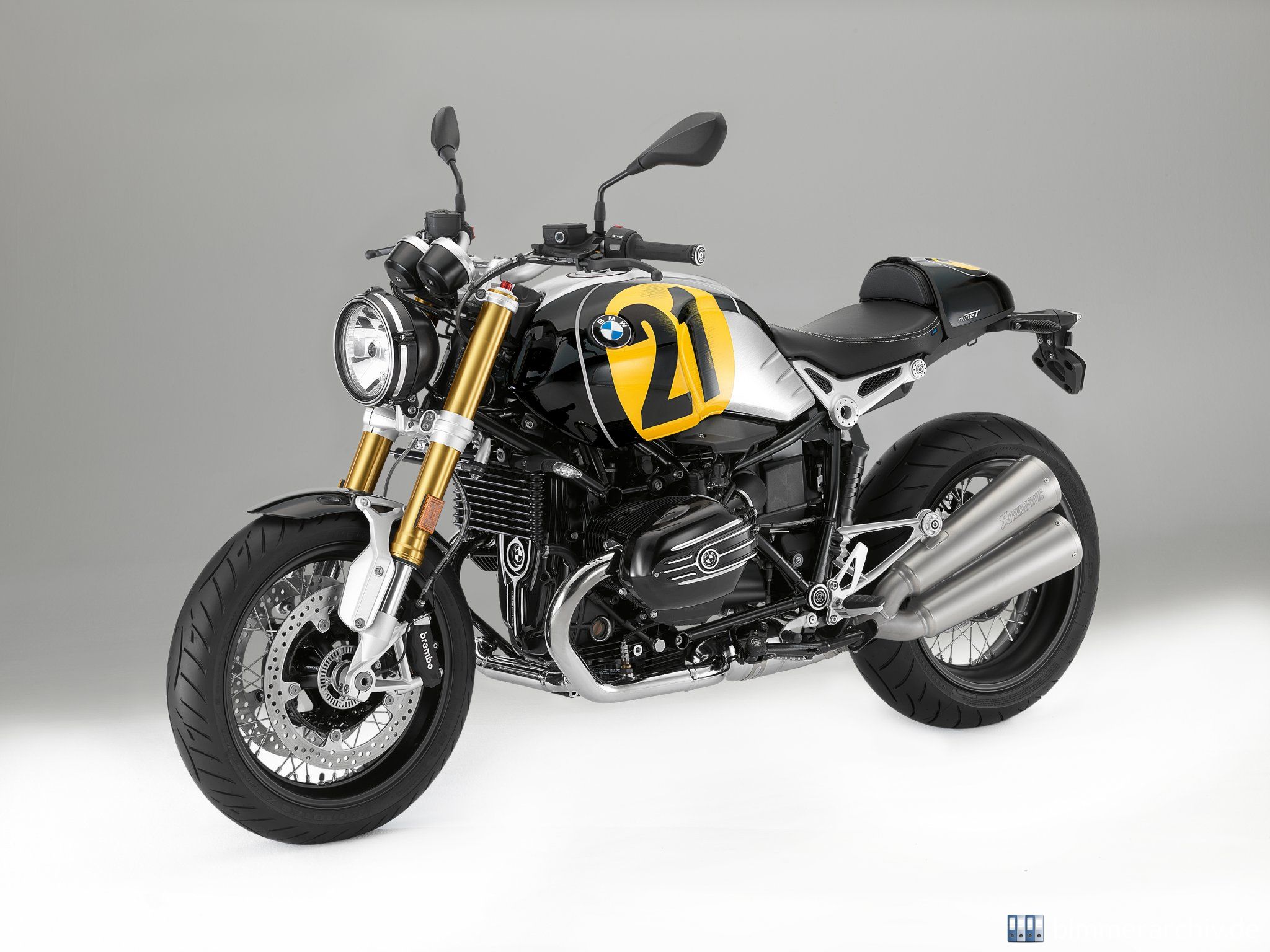 BMW R nineT Blackstorm metallic / Vintage Speziallack