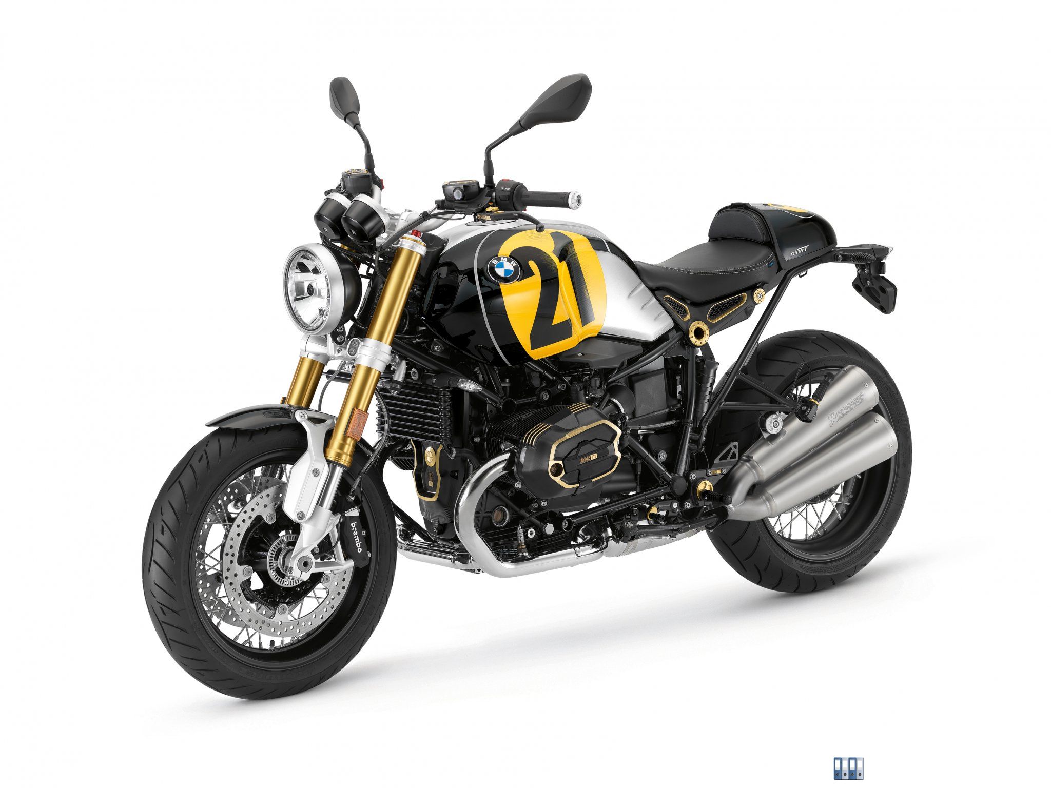BMW R nineT Blackstorm metallic / Vintage Speziallack
