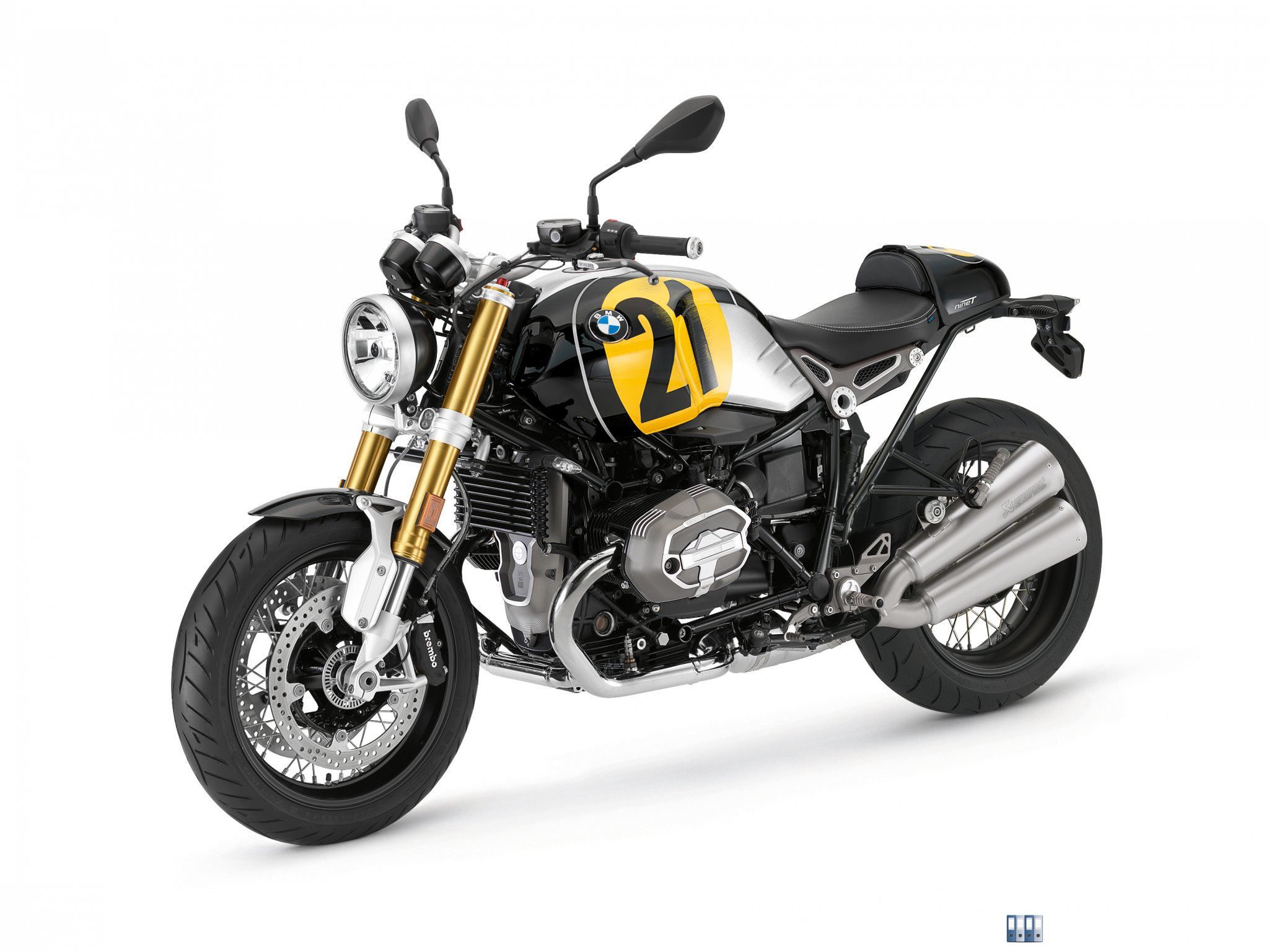 BMW R nineT Blackstorm metallic / Vintage Speziallack