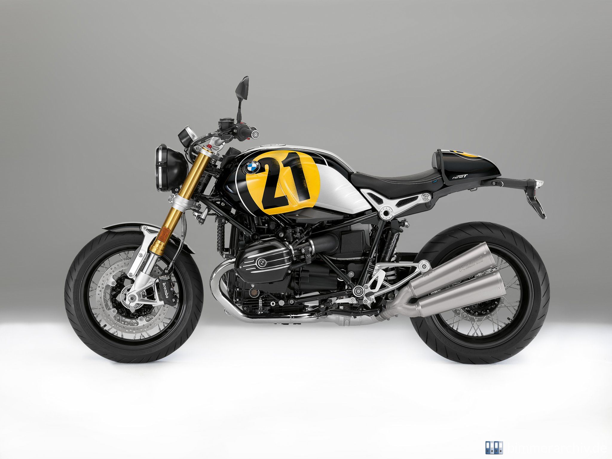 BMW R nineT Blackstorm metallic / Vintage Speziallack
