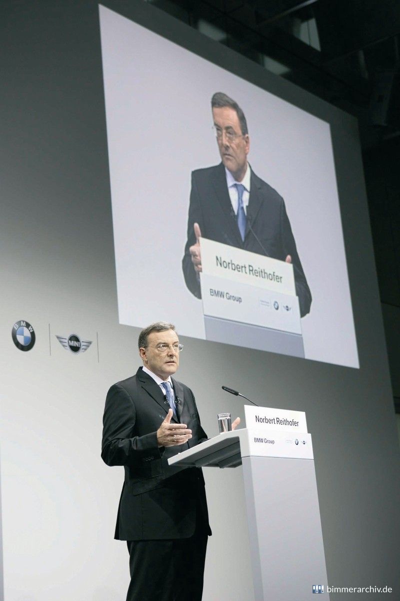 Dr. Norbert Reithofer, Vorsitzender des Vorstands der BMW AG