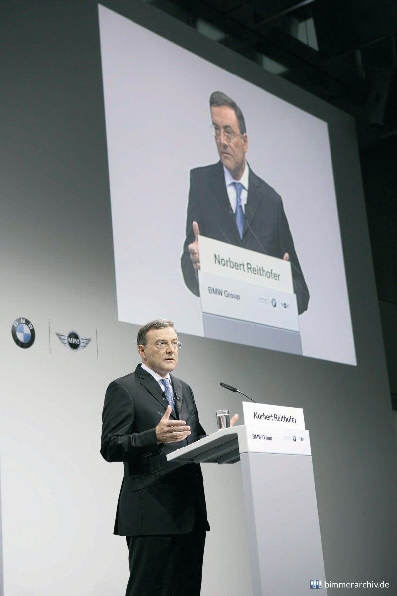 Dr. Norbert Reithofer, Vorsitzender des Vorstands der BMW AG